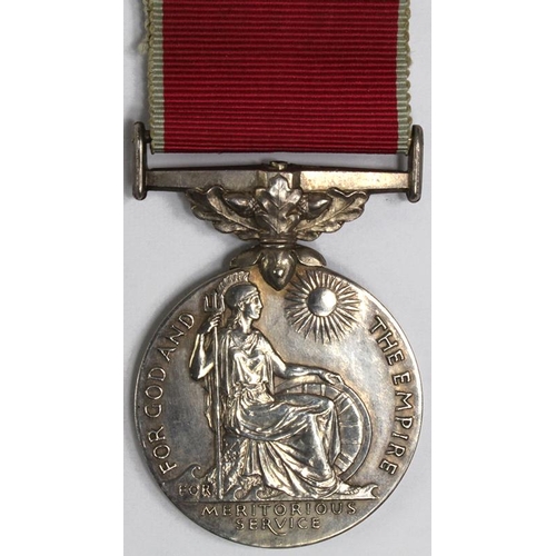 1587 - British Empire Medal (GRI) (civil) named to Henry Adkins, L/G 1st Jan 1948 Foreman at Thomas De la R... 