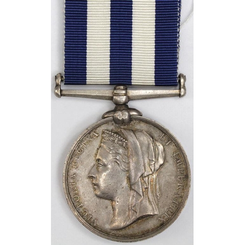 1608 - Egypt Medal 1882 (undated) named 63 Pte A Perks 1/So. Staffs R.