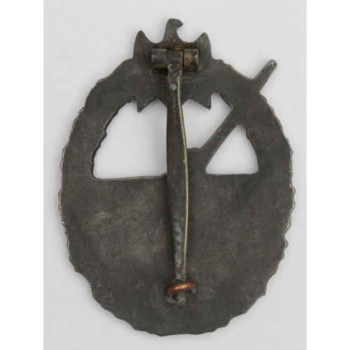 1700 - German Coastal Artillery war badge, unmarked