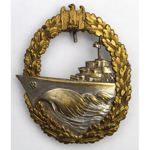 1729 - German Kriegsmarine Cruiser war badge