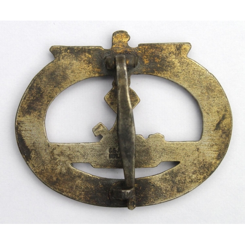 1733 - German Kriegsmarine U-Boat badge, maker marked