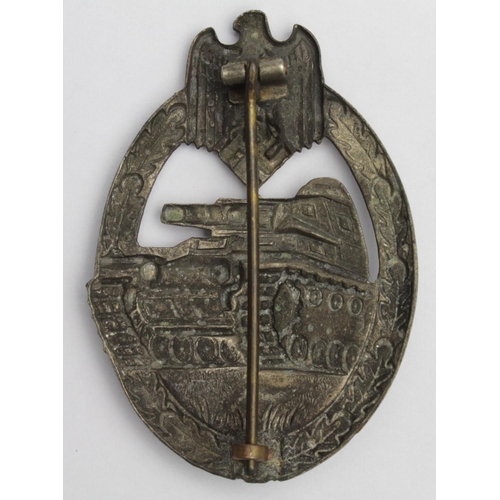 1785 - German Panzer Assault badge, silver grade