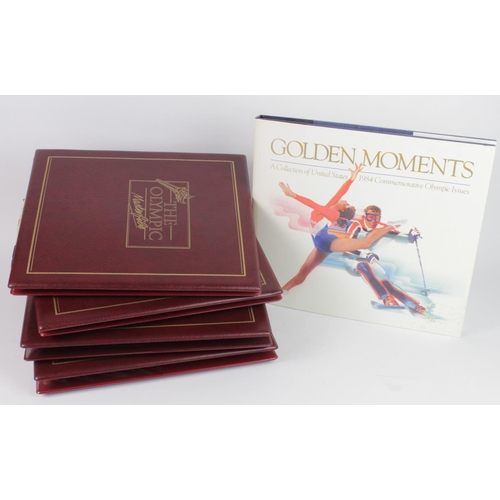 2557 - Themtaics - Olympic Games 1988 Seoul and Lake Placid Winter Olympics. Four albums and a special book... 