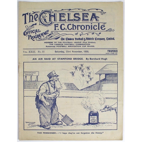 901 - Chelsea v Brentford 23rd Nov 1935