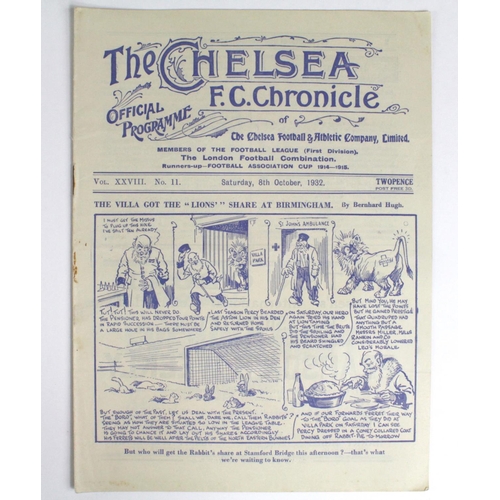 951 - Chelsea v Middlesbrough 8th Oct 1932