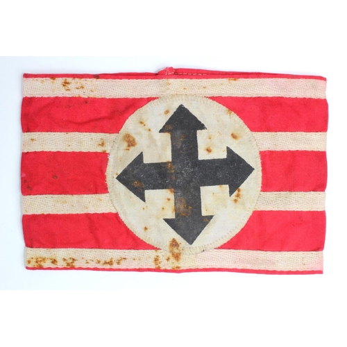 1041 - WW2 Hungarian Fascists Arm band.