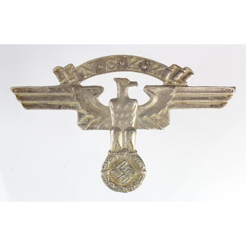 1053 - WW2 N.S.K.K Officers Visor Cap Eagle.