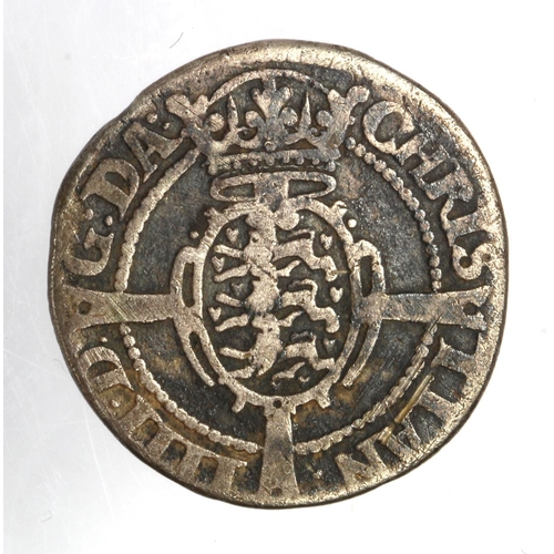 1242 - Denmark silver 24 Skilling 16Z4 (1624), KM# 93, VG, rare.