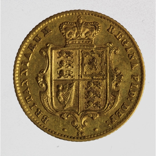 1881 - Half Sovereign 1865 (dn38) bold VF