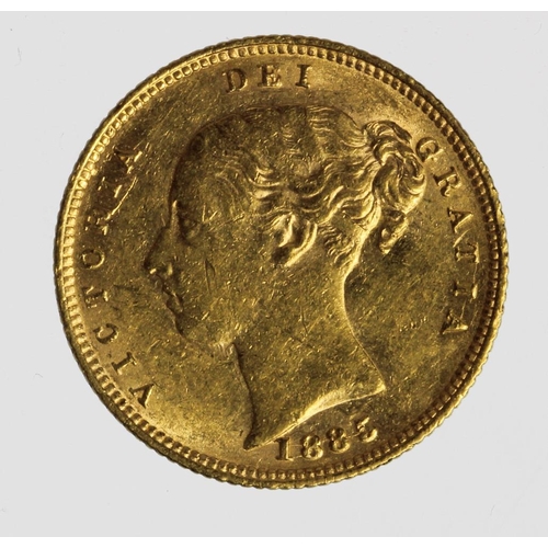 1896 - Half Sovereign 1885 EF/aEF