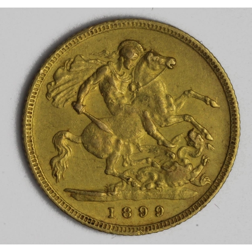 1910 - Half Sovereign 1899, S.3878, VF