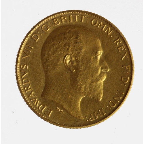 1913 - Half Sovereign 1902 matt Proof FDC