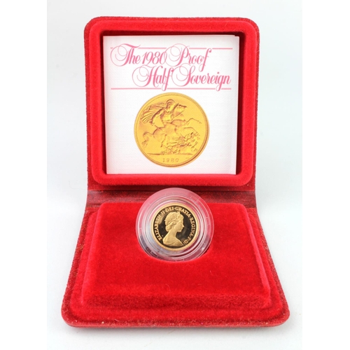 1925 - Half Sovereign 1980 Proof FDC boxed as issued