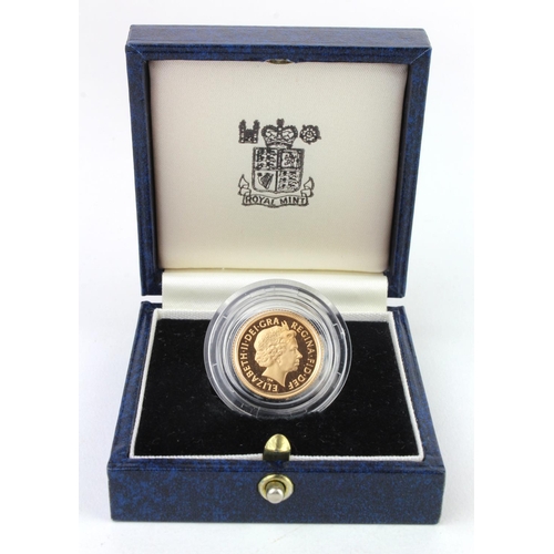 1952 - Half Sovereign 2002 Proof FDC in a Royal mint box (no certificate)