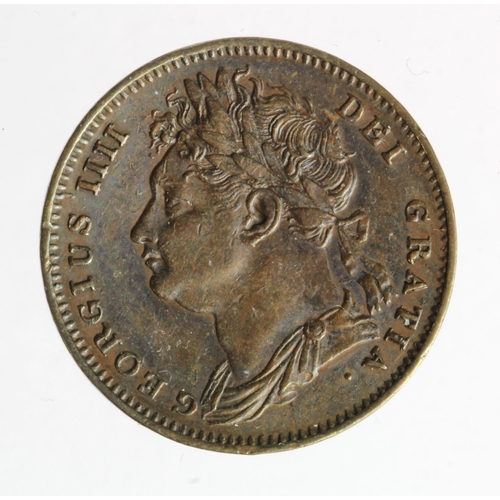 2190 - Farthing 1823 (I for 1 in date) VF-GVF