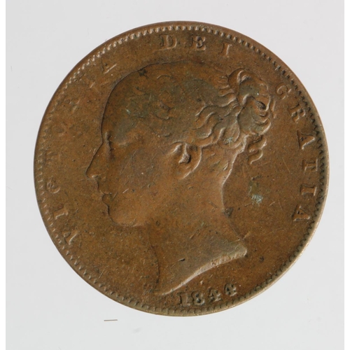 2194 - Farthing 1844 GF (scarce)