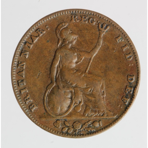 2194 - Farthing 1844 GF (scarce)