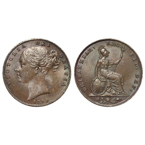 2198 - Farthing 1854 GEF