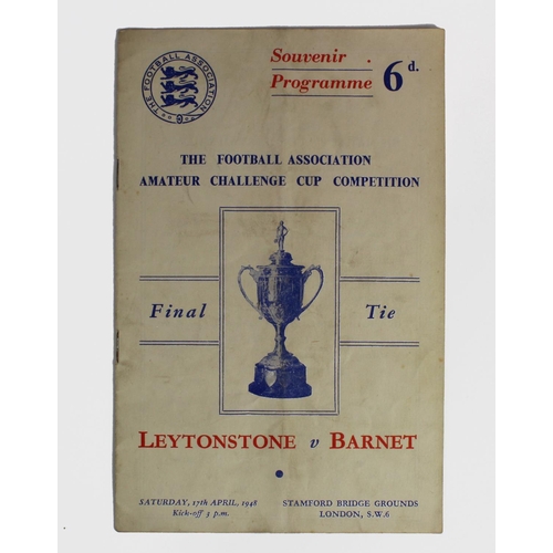 2745 - Leytonstone v Barnet FA Amateur Challenge Cup Competition Final 17/4/1948 at Stamford Bridge.