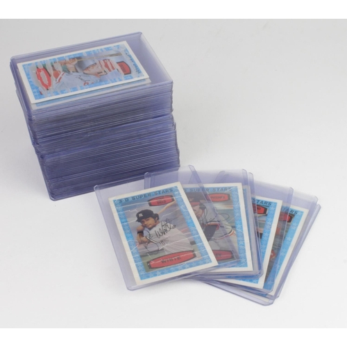 3427 - US Baseball Cards 1975 Xograph, Insignia TM of Major League Clubs series of 57, the set in plastic, ... 