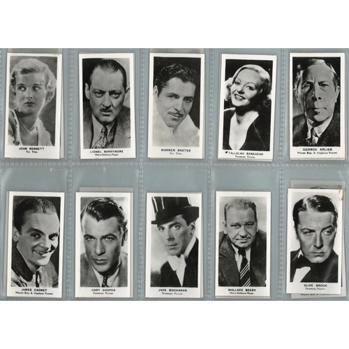 3429 - Walkers Tobacco, Film Stars (Tetley's) part set 31/32 VG - EXC, cat value £60+