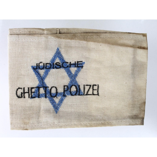 962 - WW2 style Jewish Ghetto armband.