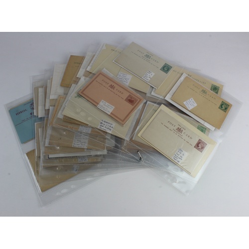 2931 - British Empire collection of unused ½d value official postal stationery postcards Barbados, Bechuana... 