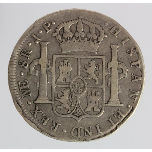 1005 - Spanish Peru silver 8 Reales 1806 LIMAE JP, Fine.