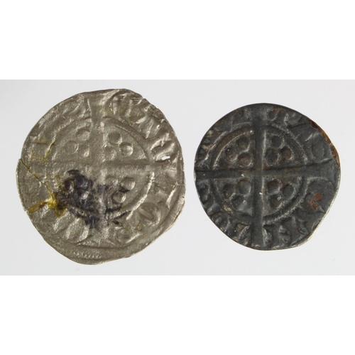 108 - Edward I Canterbury silver pennies (2): Class 4e F-GF, and Class 5b ex- J.J. North Collection repair... 