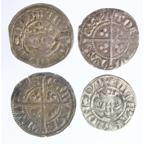 109 - Edward I Canterbury silver pennies (4): Class 2b VF/GVF, Class 3 F, Class 4a VF, and Class 4b nVF, w... 