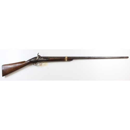 1094 - Fowling Piece - a large and impressive Fowling piece converted from flintlock circa. 1830. Heavy wal... 