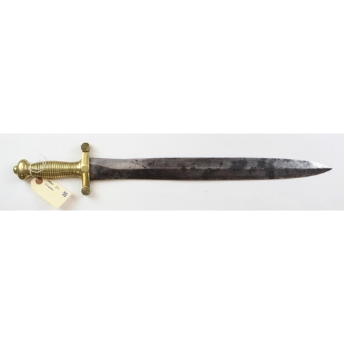 1124 - Sidearm - French Model 1831 'Gladius' Pattern Infantry Sword. D/E Blade 19