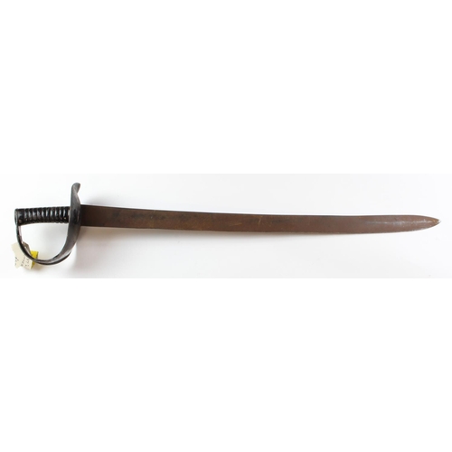 1130 - Sword - a Model 1870/1887 Leadcutter Sword. Broad unfullered blade 30.5