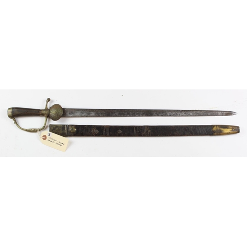 1139 - Sword - Continental European Hunting Hanger. Blade 22