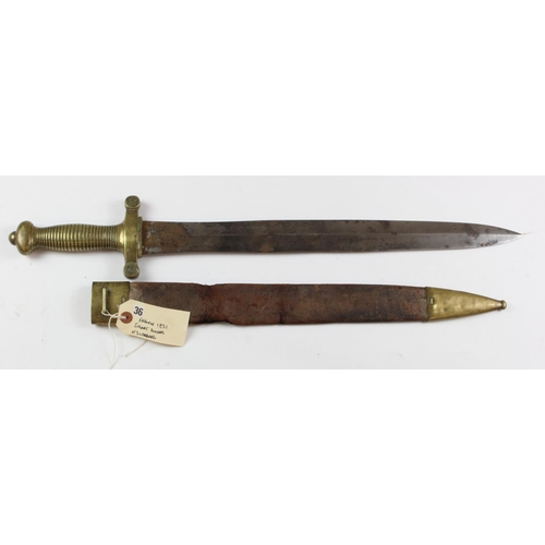 1154 - Sword - French Model 1831 Infantry (Gladius Pattern) Sword. Blade 19