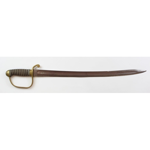 1170 - Sword - Model 1850 Constabulary Sword. Spear point blade 21.5