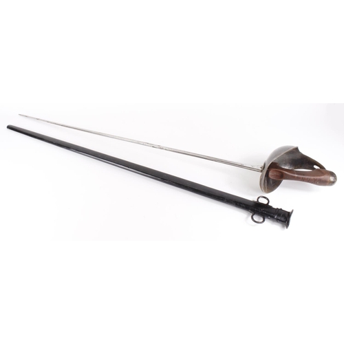 1180 - Sword 1908 pattern Cavalry Trooper in its steel scabbard.