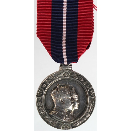 1194 - Coronation Medal (Mayors and Provosts) 1902 in silver, unnamed