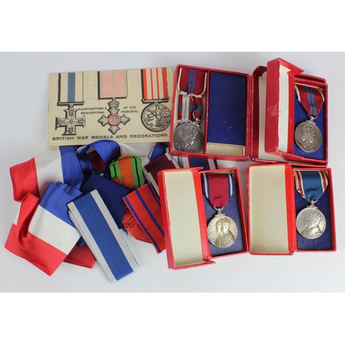 1195 - Coronation Medals etc, all in original boxes of issue. 1937 Coronation, 1953 Coronation male and fem... 