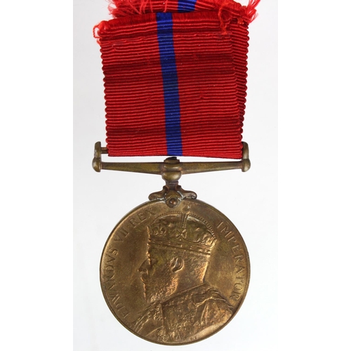 1196 - Coronation (Police) Medal 1902 in bronze, with City of London Police reverse (PC J Coulison)