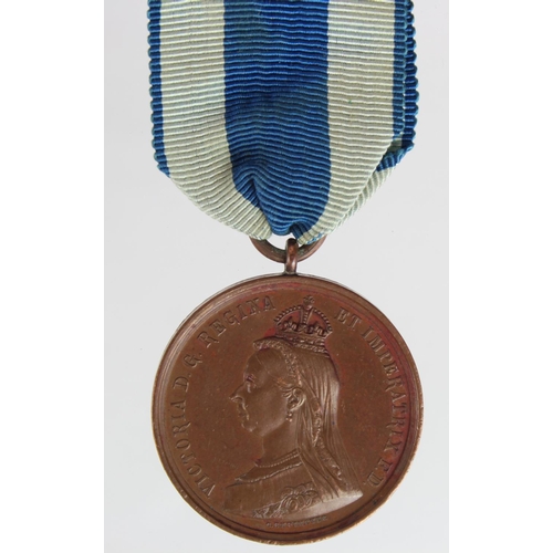 1213 - Jubilee Medal 1887 in bronze, unnamed