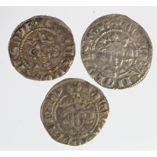 139 - Edward I London silver pennies (3): Class 9a/b(?) mule GF-nVF, Class 9b1 GF, and Class9b2 nVF; with ... 