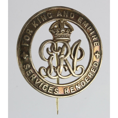 1487 - Australian WW1 Silver War Badge numbered 'A88426'.