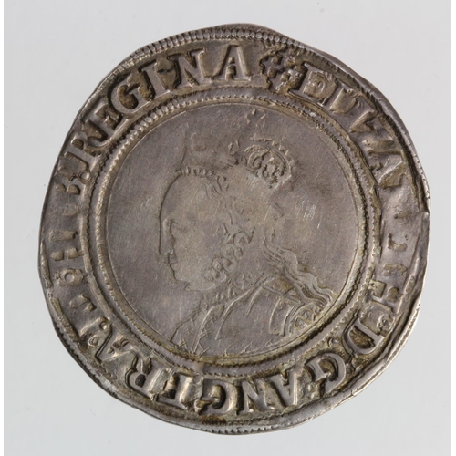 169 - Elizabeth I silver shilling, Second Issue 1560-1561, mm. Cross-Crosslet, Spink 2555, F/GF