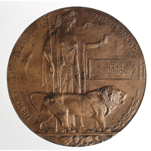 1760 - Death Plaque to John Drummond