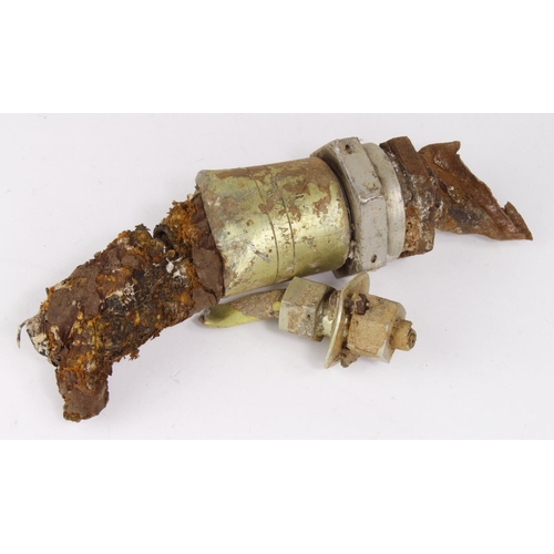 1766 - Dornier 217 Relic parts from the crashed plane stamped NW 25 Argus crashed in Surrey 9th July 1943 w... 