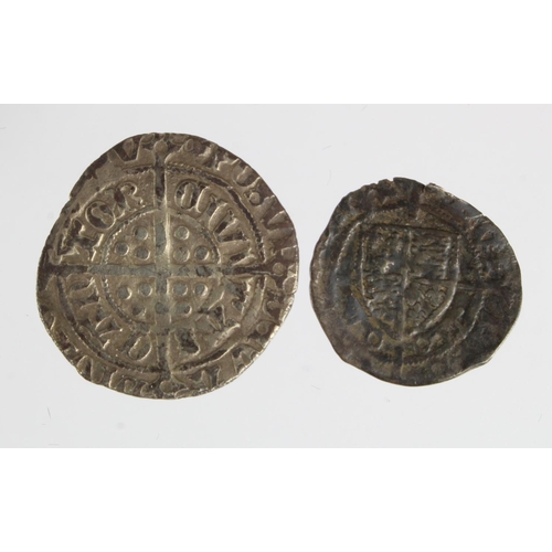 179 - Henry VII (2): Penny, York Mint, Archbishop Rotherham, F, and Half-Groat, Canterbury Mint, Class III... 