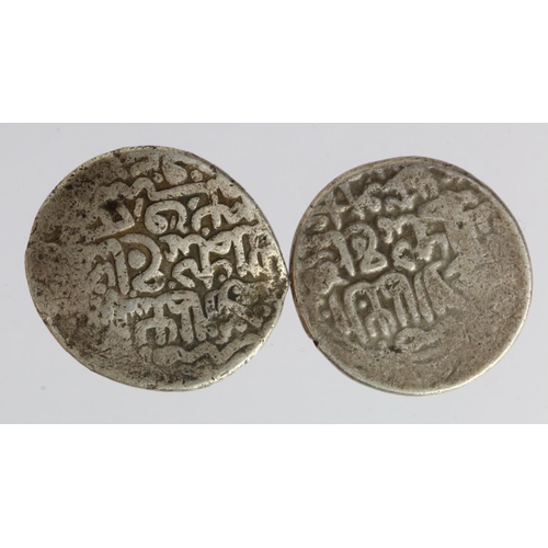 184 - Timurd, silver tankah of Shah Rukh ibn Timur 807-850H, two examples both with tickets by Dr.R.Vezin,... 