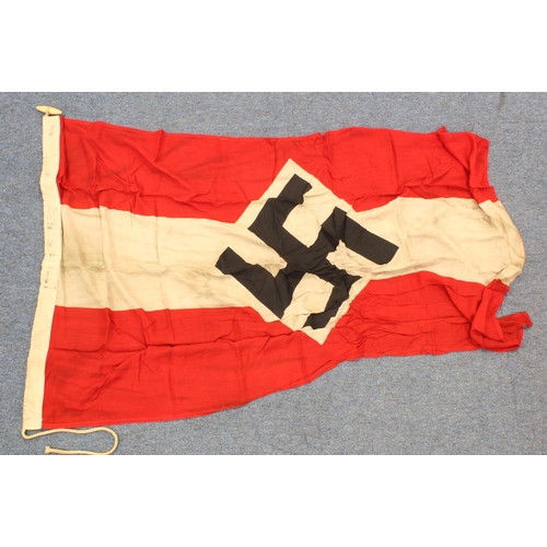 1863 - German Hitler Youth Flag, 1942 dated, various stampings, approx 5x3 feet .no mothing.