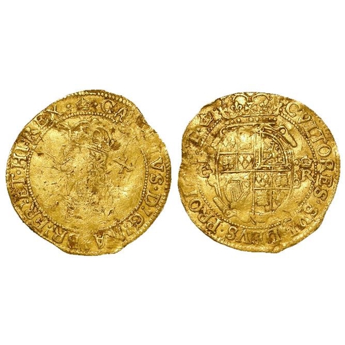 187 - Charles I gold double-crown, Tower Mint under the King 1625-1642, mm. Crown 1635-1636, Group D, Seve... 